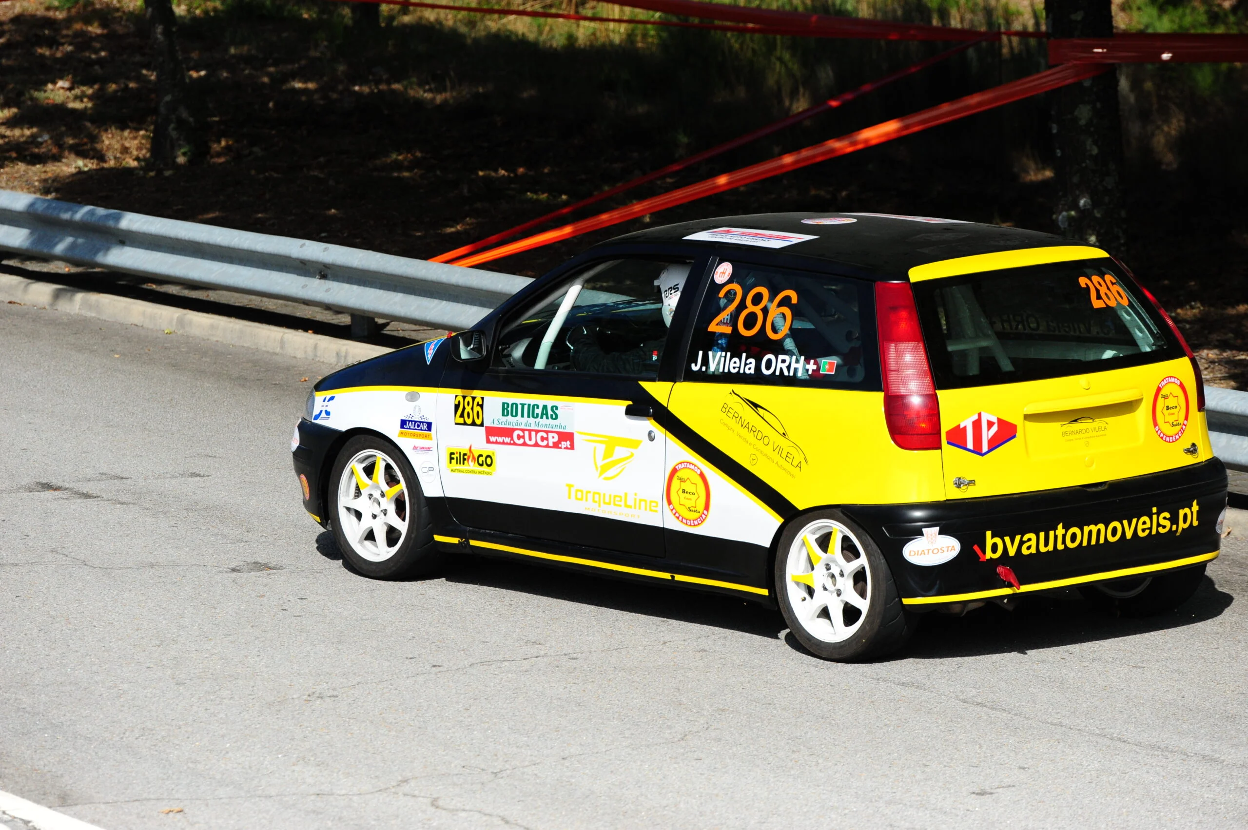Fiat Punto de Jorge Vilela na Rampa de Boticas
