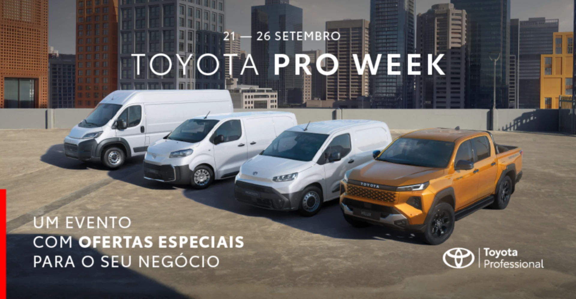 Gama Toyota Professional apresentada na Toyota Pro Week 2026