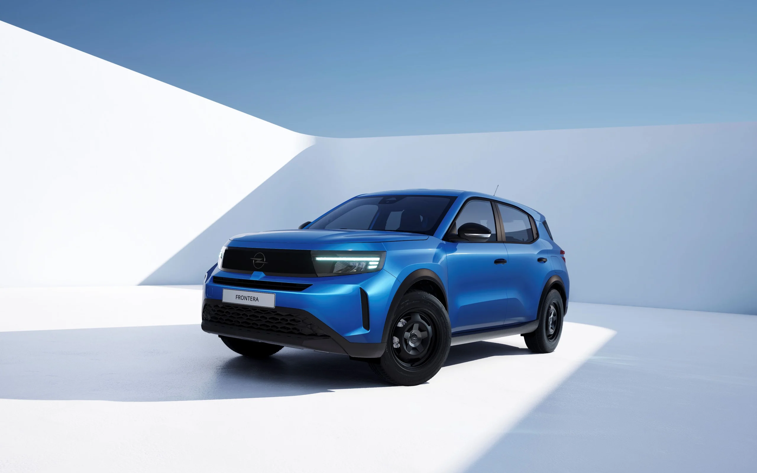 Opel Frontera Start azul visto de frente