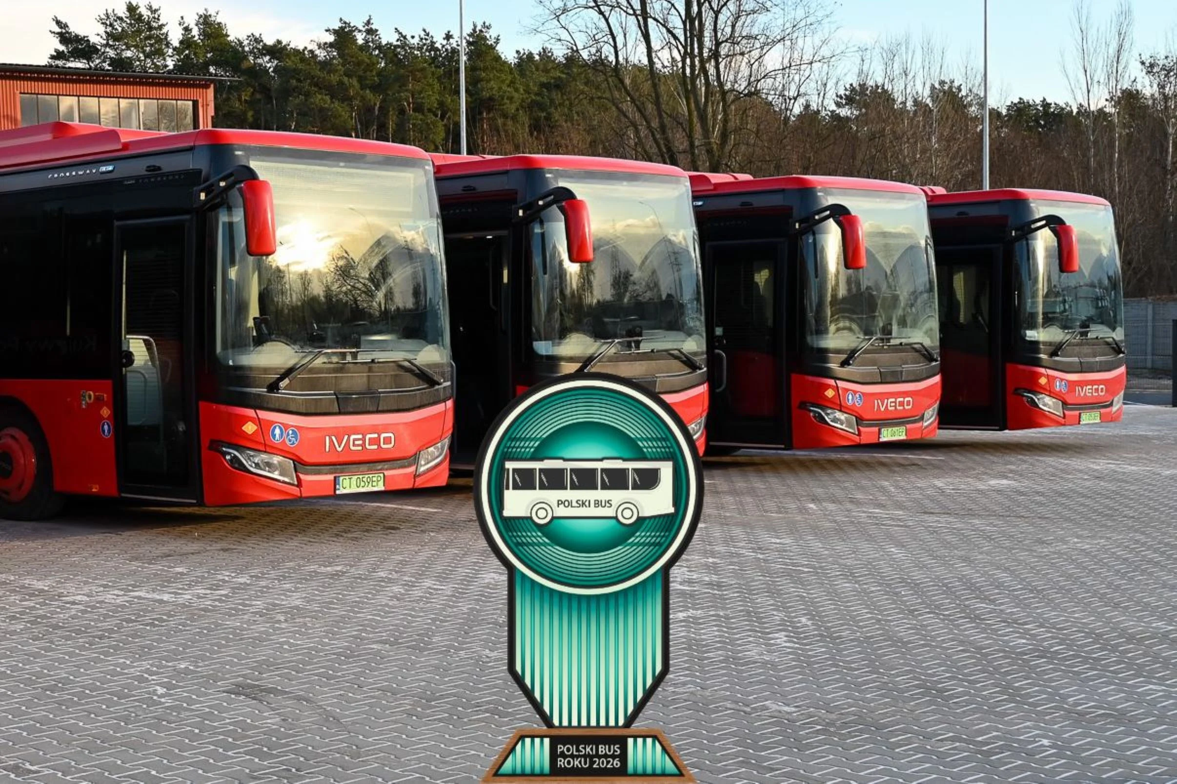 Autocarros IVECO BUS CROSSWAY Low Entry ELEC e troféu Polish Bus 2026