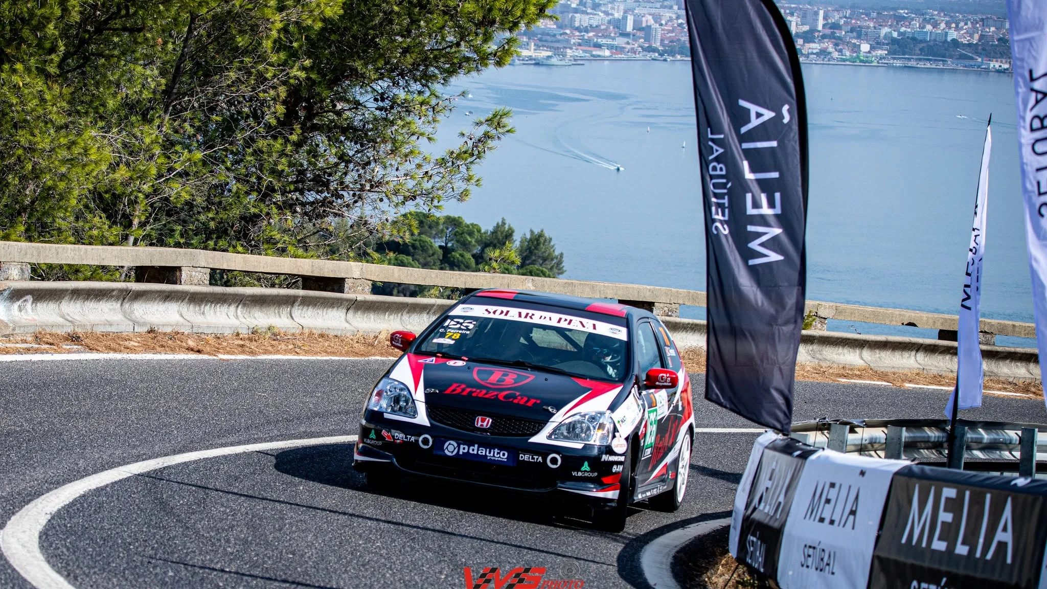 Honda Civic Type R da Brazcar Racing Cirac na Rampa da Arrábida