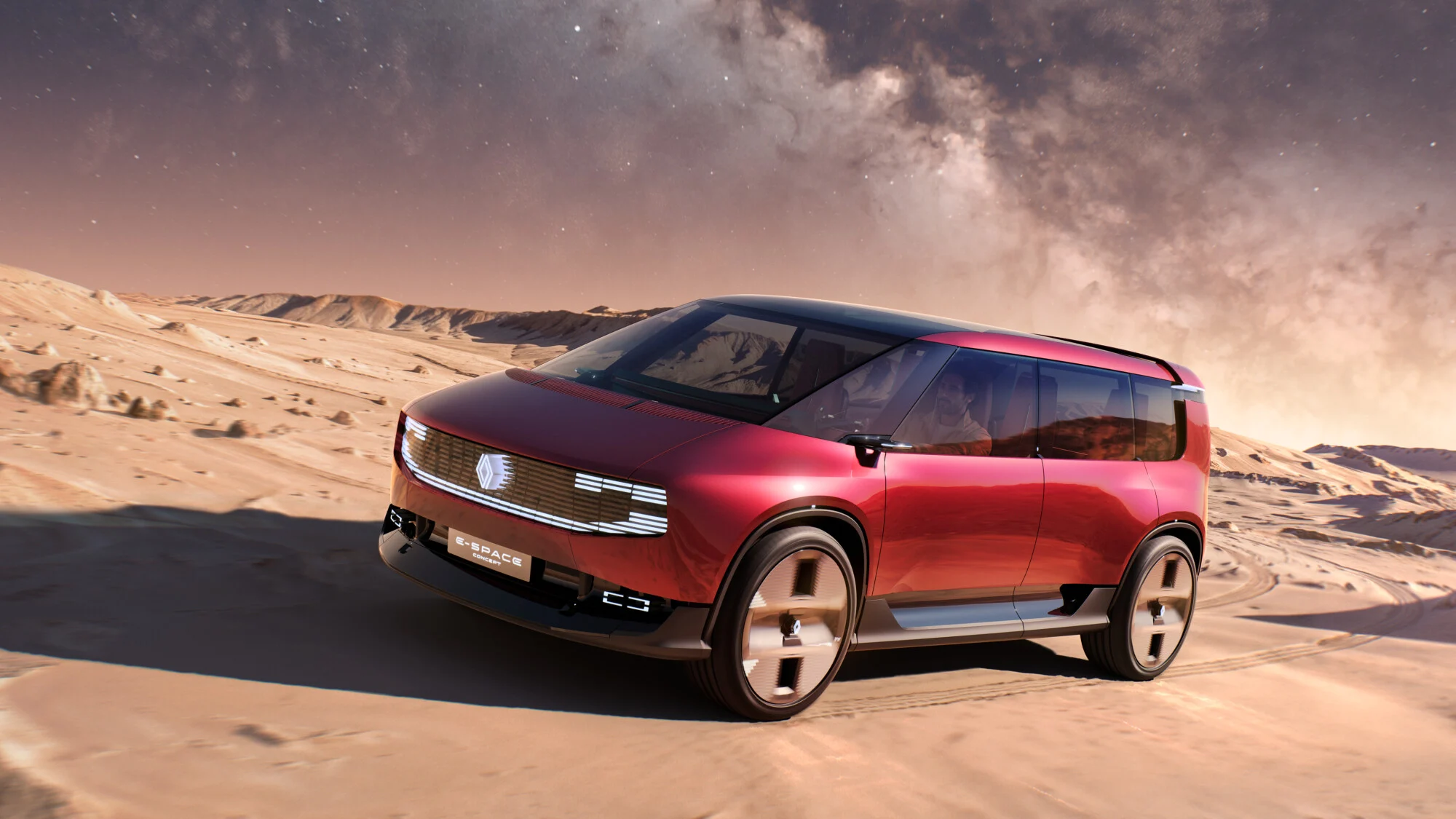 Renault E-Space Concept preparado para o Salão Automóvel de Paris 2026