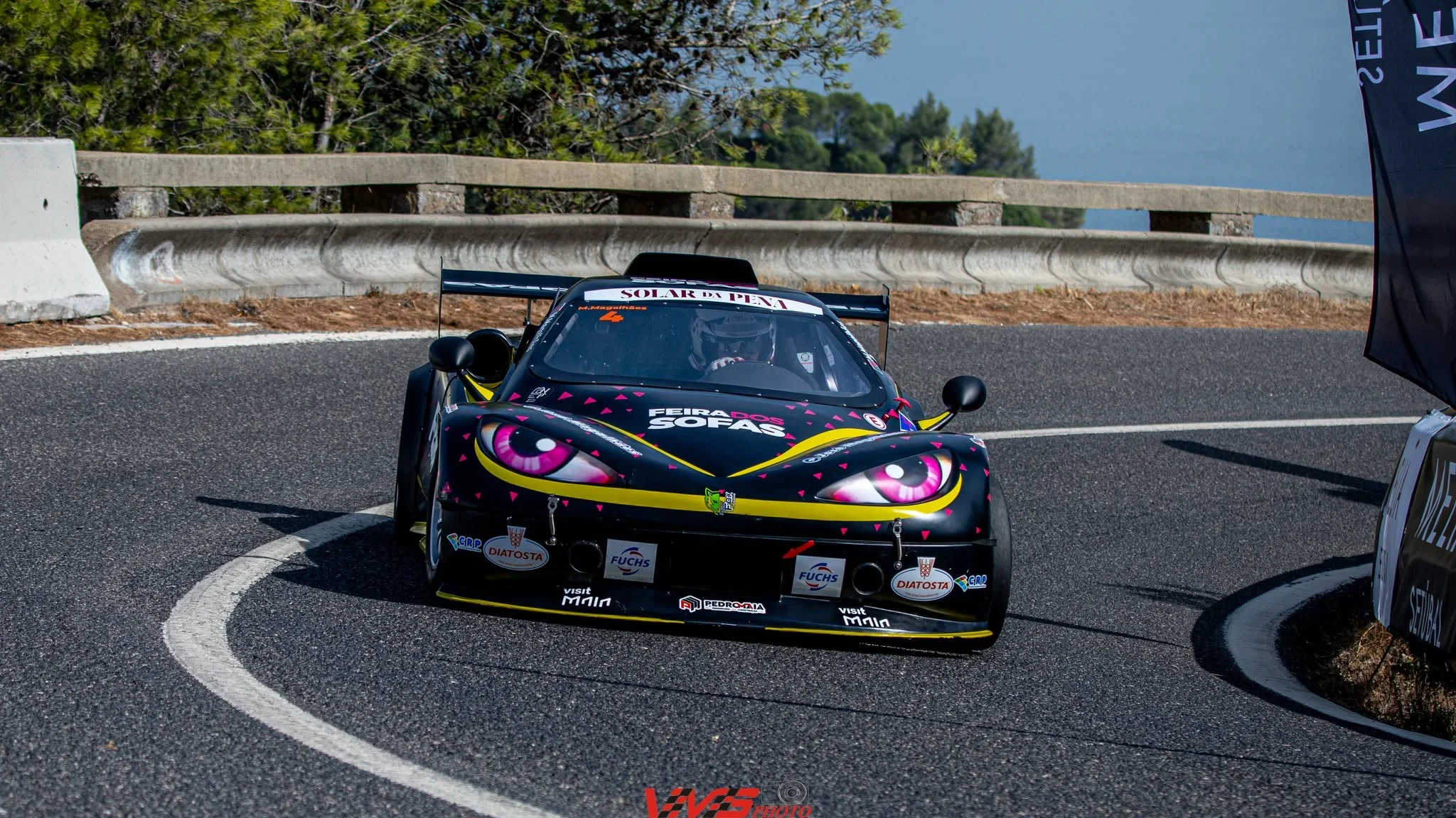 PRM de Martim Magalhães numa subida da Rampa da Arrábida