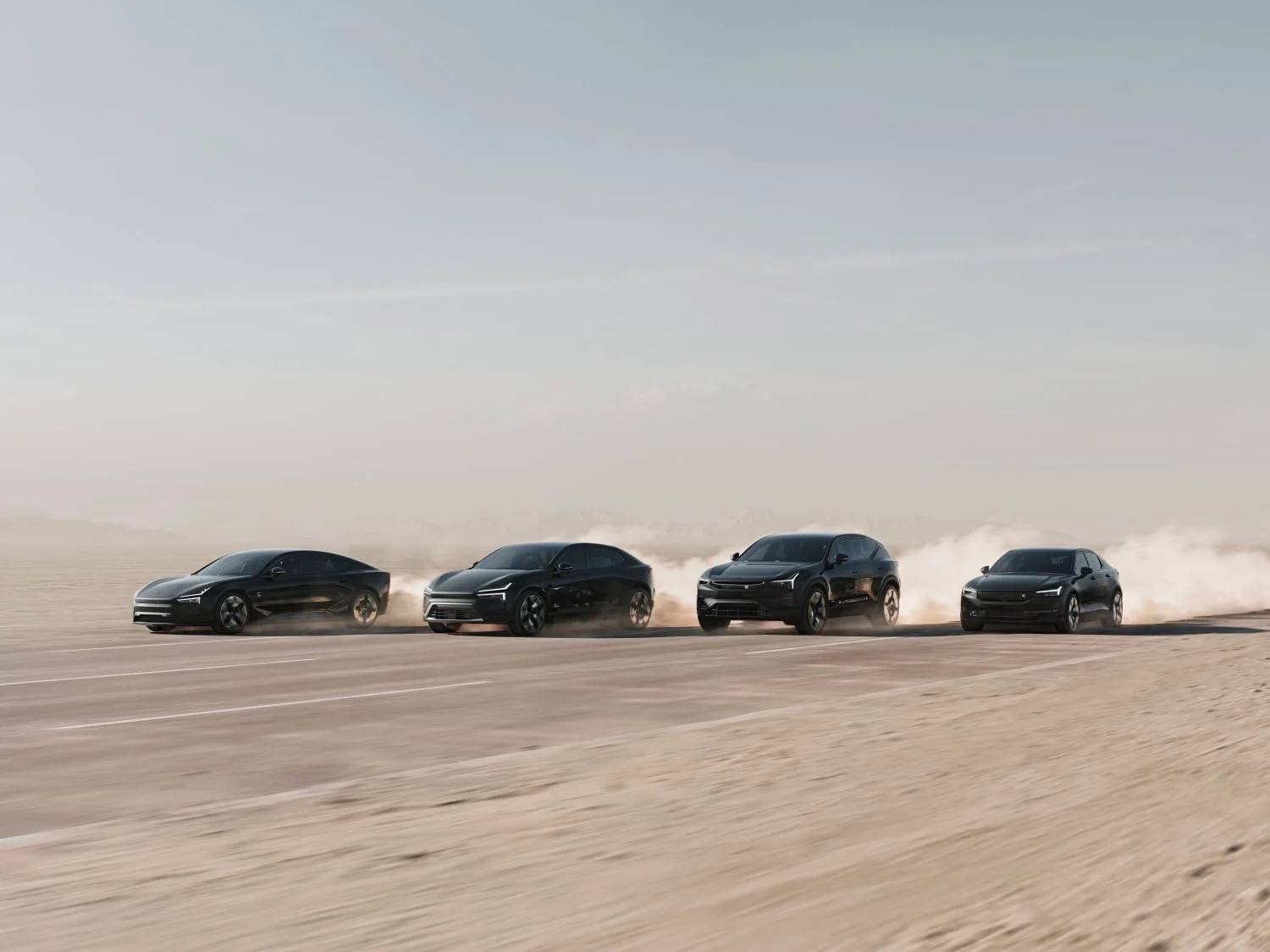 Gama Polestar em movimento com os modelos elétricos da marca