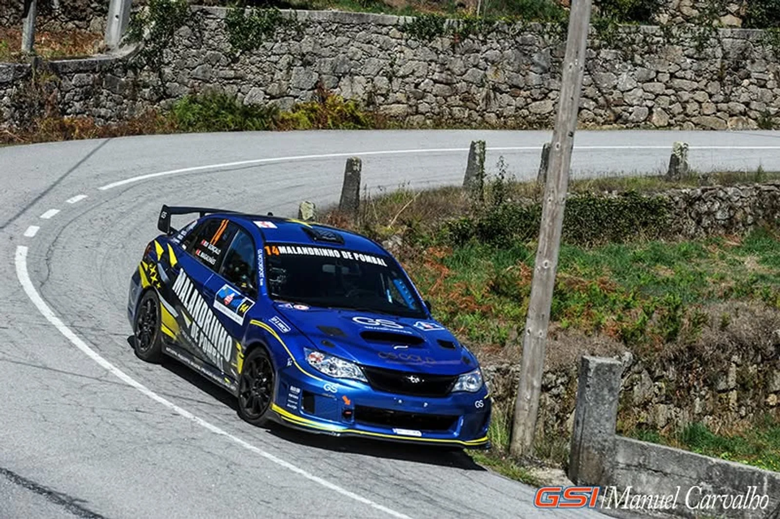 Rui Gonçalo e António Magalhães no Subaru Impreza — fotografia 1